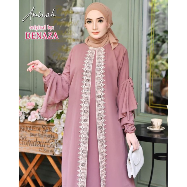 FASHION MUSLIM//GAMIS AMINAH//By DENAZA