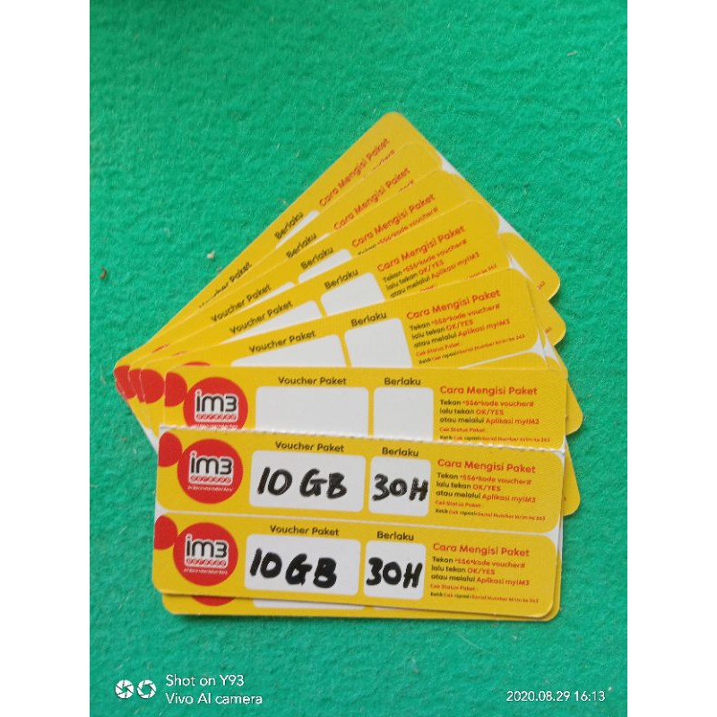 voucher indosat 10gb & 6gb