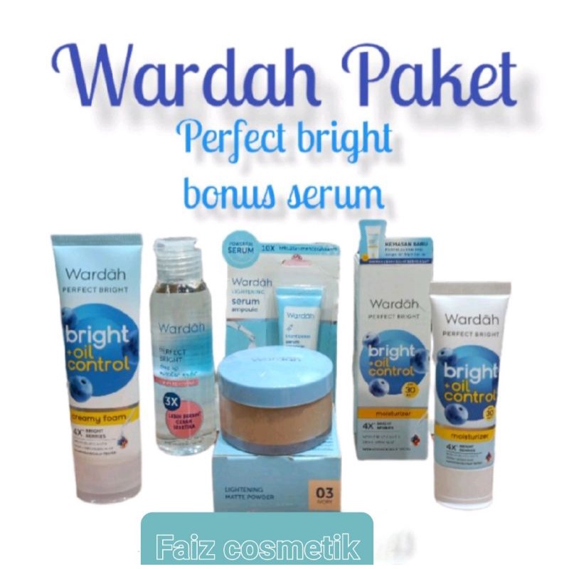 Wardah Paket Perfect Bright Bonus serum