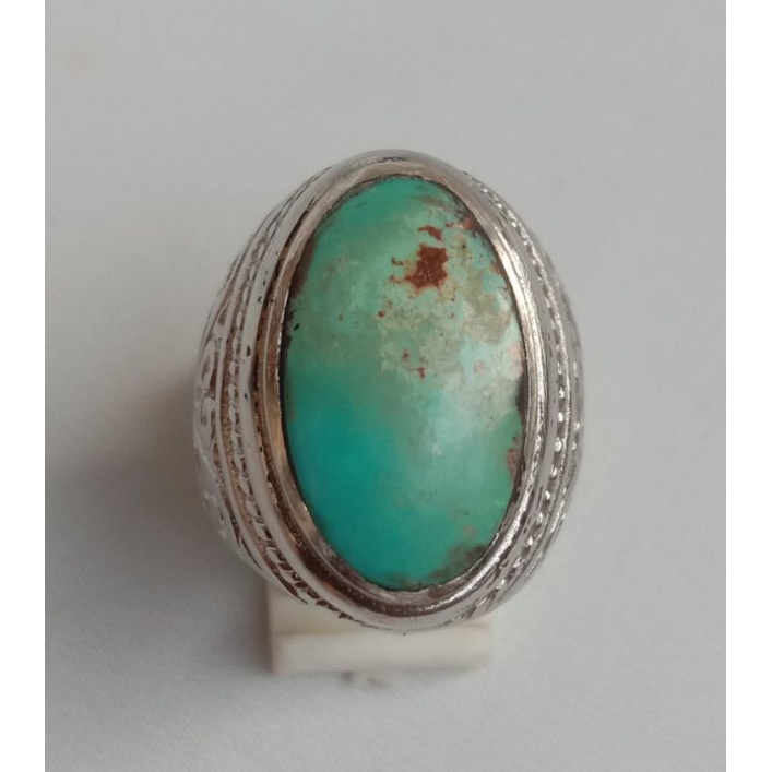 Koleksi Batu Akik Permata Natural Pirus Persia Warna Hijau Trop