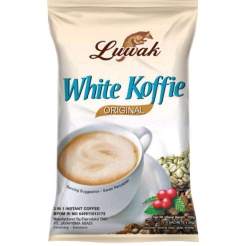 

Luwak White Koffie 10x20g