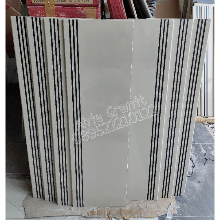 granit tangga murah 30x100&20x100 cream