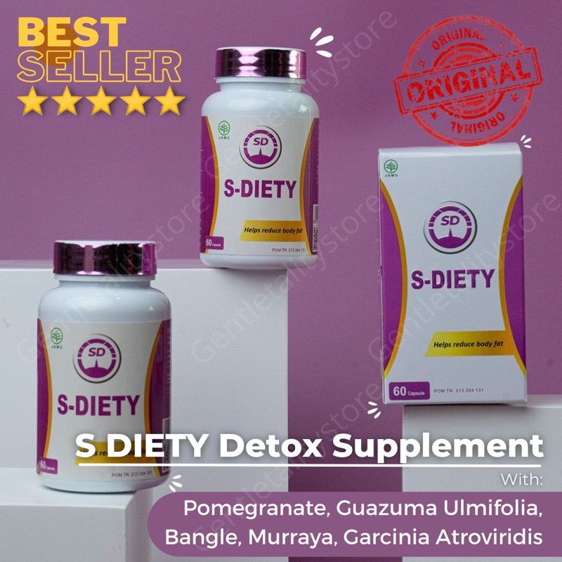 

S-DIETY ber-BPOM suplemen diet membakar lemak, menurunkan berat badan