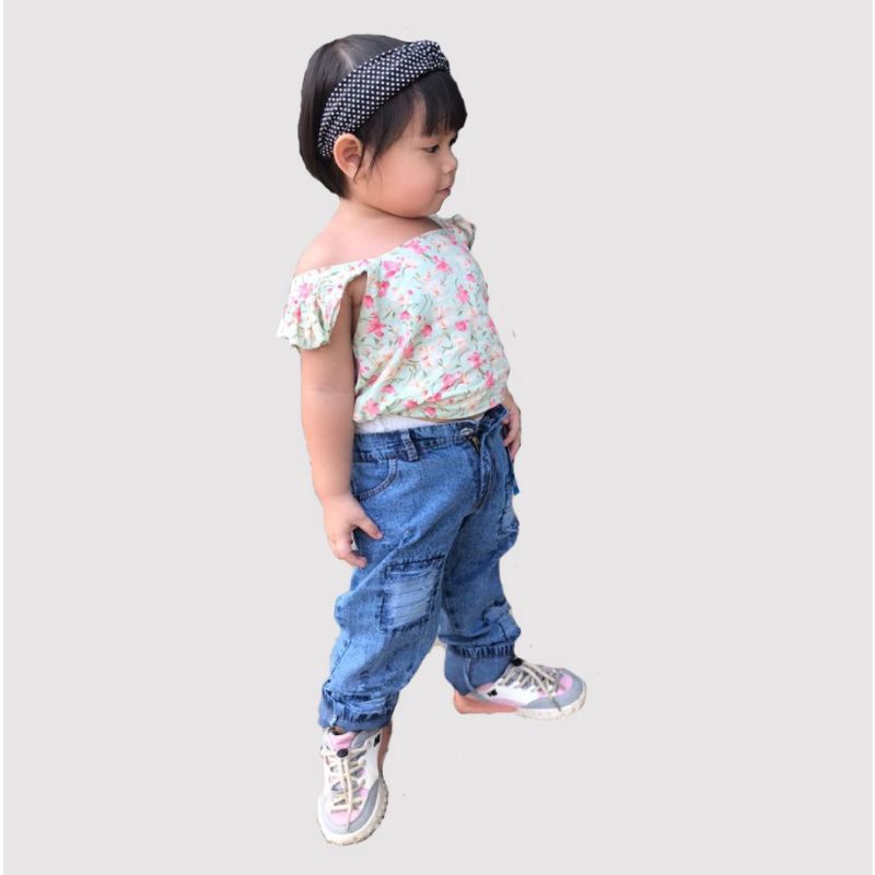 CELANA PANJANG ANAK SOBEK UNISEX USIA 2-7TH