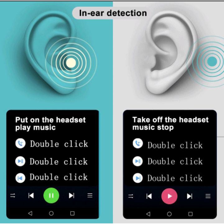 Inponds Pro4 Earphone Blutooth For Android &amp; Ios iphone