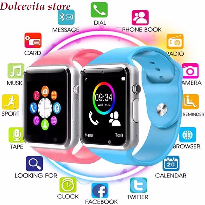 Paling dicari jam tangan anak a1 smartwatch pink merah muda smart watch hp