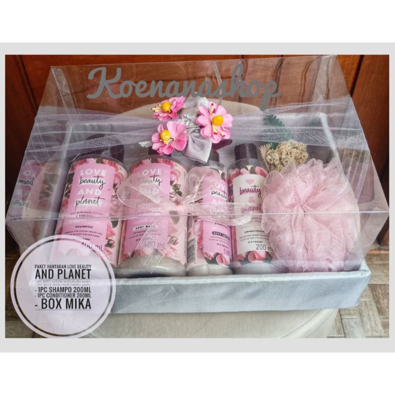 Paket Seserahan Love beauty and Planet
