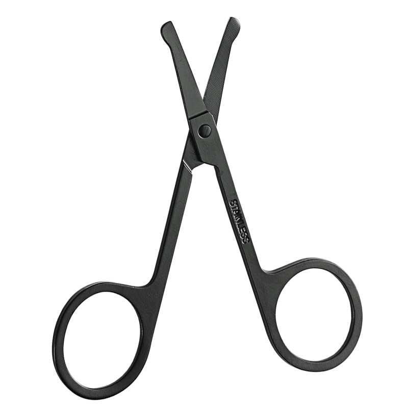 Gunting Cukur Bulu Hidung Nose Hair Scissor / Gunting Alat Cukur Pencukur Pemotong Bulu Hidung Kumis Jenggot Ketiak Kemaluan Bulu Mata Alis Benang Ujung Tumpul Bulat bahan Stainless Steels Tahan Karat Premium Berkualitas / Perawatan Alat Kecantikan Murah