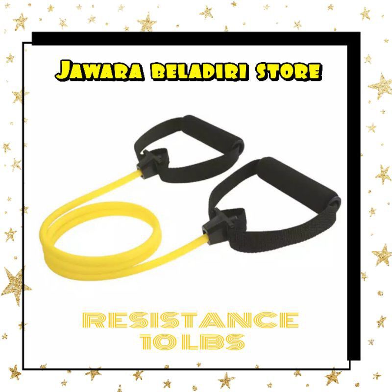 {{ORIGINAL}} Termurah...!!! (Bayar ditempat) 11pcs / Set Resistance Band Latex Fitness-Long kuning