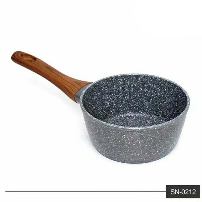 SAUCE PAN MARBLE INDUKSI 18 CM INDUCTION MARBLE SN0212 SAUS PANCI WAJAN PENGGORENGAN KUALI PANCI