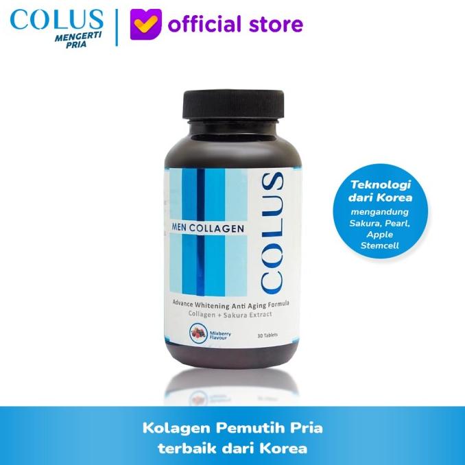 Colus collagen suplemen pemutih badan permanen pemutih kulit pria