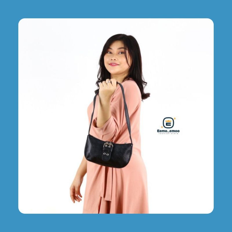 Diana Shoulder Bag Tas Bahu Gesper Wanita Vintage TSK EMOEMO