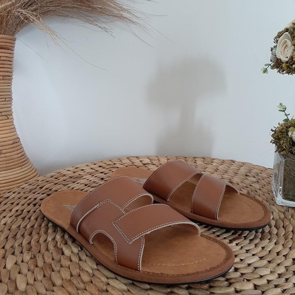 [COOLCALM] SANDAL SENDAL JEPIT JAPIT KULIT PREMIUM SANTAI JALAN PRIA COWOK COWO DEWASA