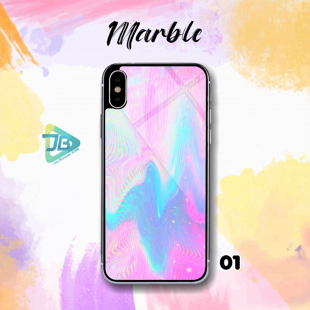 Hardcase 2D glossy MARBLE vivo V7+ Y79 V9 Y85 Y89 V11 Z3i Y97 V11 Y75 V15 V17 S1 Z1 Z5X pro JB2531