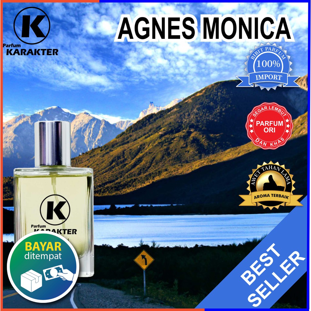 Parfum Cewek Agnes Monica  Bibit Parfum Import Wangi &amp; Tahan Lama  Kemasan 50ml | Bisa Cod