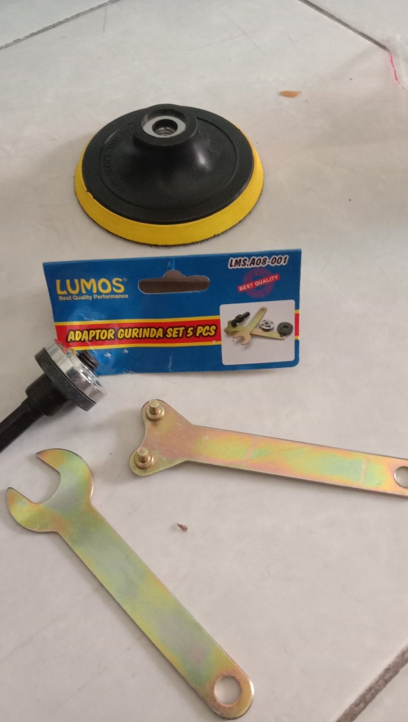 Tatakan Amplas Bulat Velcro 4 Tatakan Amplas Bulat Gerinda 4