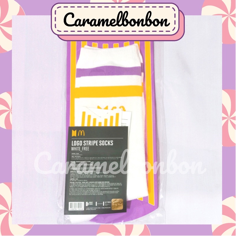 [READY-FULL PRICE]BTS SOCKS McD MERCHANDISE OFFICIAL