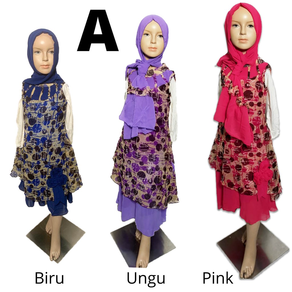 Termurah! Baju Muslim Anak Size 1 Tahun