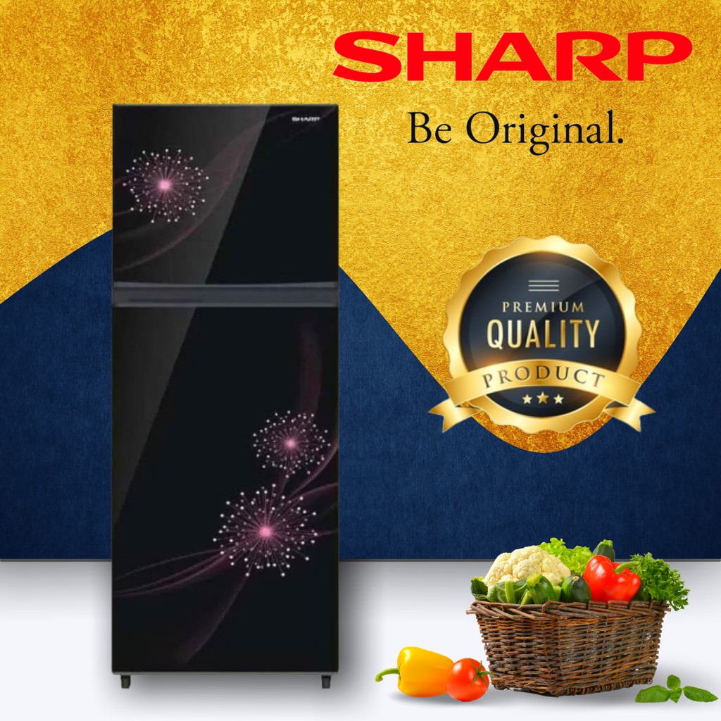 Kulkas Sharp 2 Pintu Jumbo SJ 317 MG (Free Ongkir) Khusus Medan