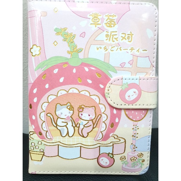 Buku Notebook Lucu Diary Cherry Cat Agenda Import