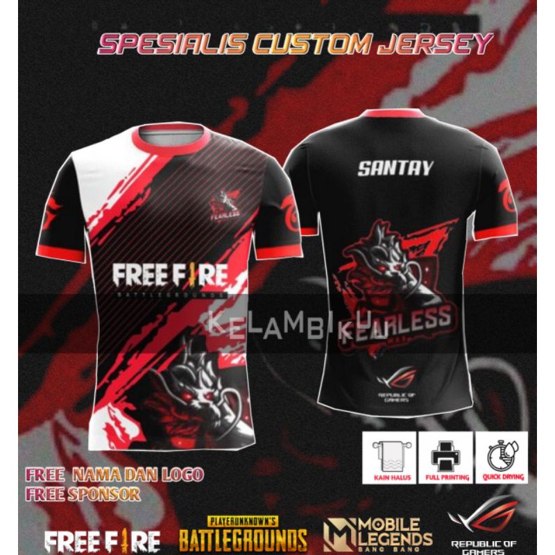 JERSEY GAMING CUSTOM TERBARU/BAJU GAMING CUSTOM/JERSEY GAMING FF/JERSEY GAMING ML/JERSEY GAMING PUBG