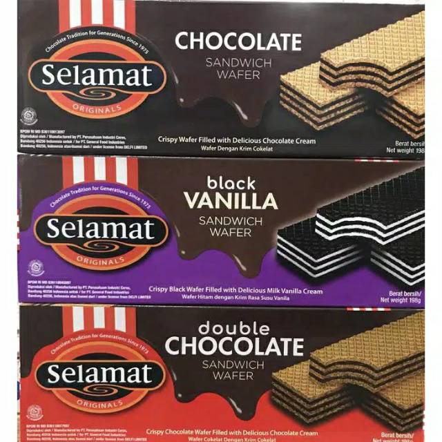 

Wafer Selamat 145g/ 3 dus