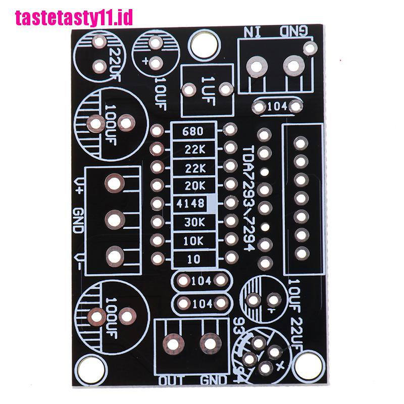 Papan Sirkuit pcb amplifier mono channel TDA7293 / TDA7294