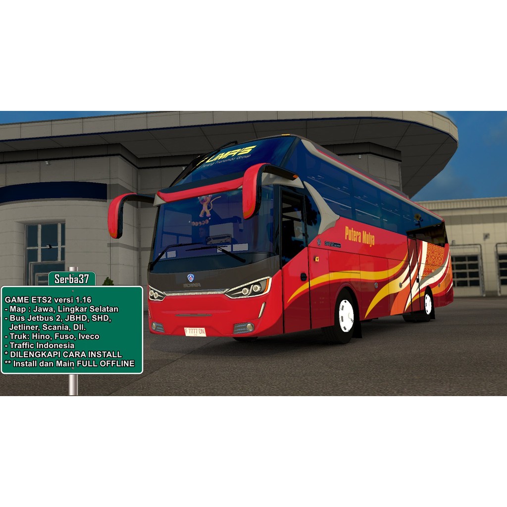ETS2 Bus Truk Simulator Indonesia Map Jawa Dan Lingkar Selatan