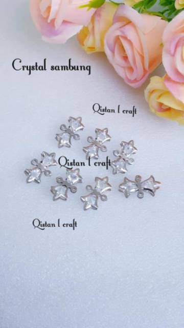 Crysta pita sambung 12pcs