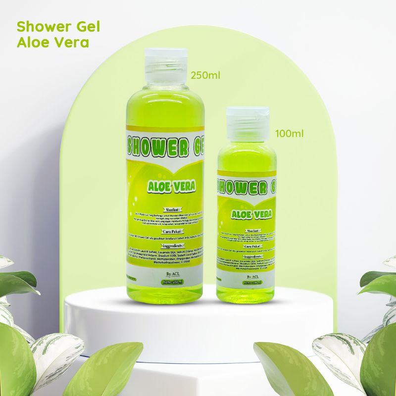 BODY SHOWER GEL WHITE PEARL / BODY SHOWER ALOE VERA / SABUN MANDI CAIR / SABUN CAIR WANGI