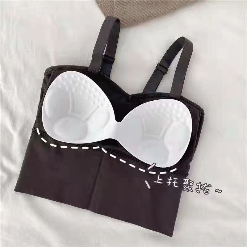 TANKTOP BRA FASHION GYM BRA OLAHRAGA PUSH UP WANITA tank top TANPA KAWAT IMPORT