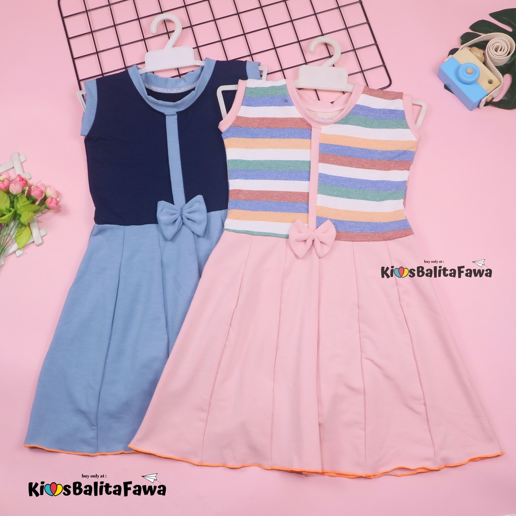 Dress Sinta uk 5-6 Tahun / Dress Lengan Dress Murah Dress Balita Dress Import Dress Anak Murah