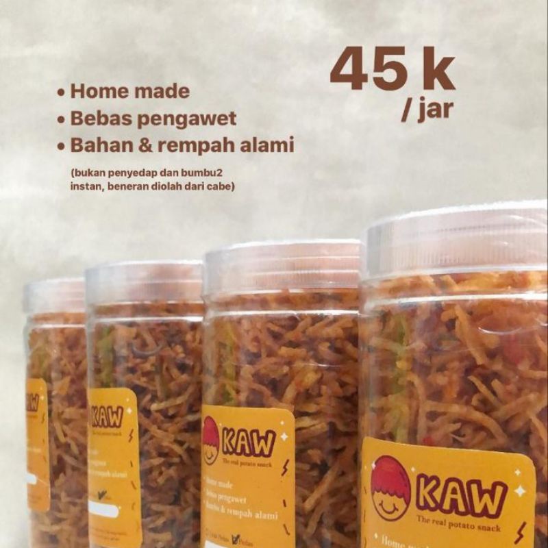 

Kentang Mustofa / Kentang Mustopa / Kering Kentang / Stik Kentang Balado KAW 350gram