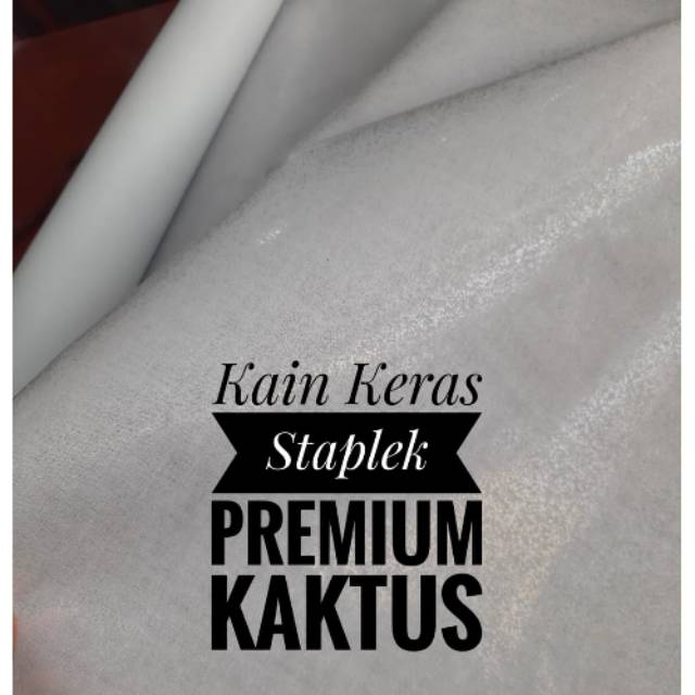 Kain Keras Staplek Interlining Visilin Kaktus