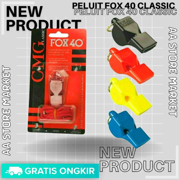 peluit Fox 40 Classic Peluit Wasit Whistle Fox40