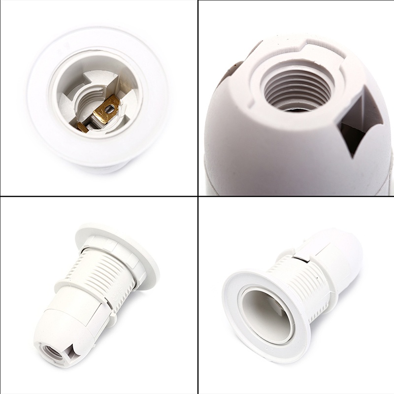 {LUCKID}Screw E14 250V 2A Light Bulb Lamp Holder Lampshade Pendant Socket