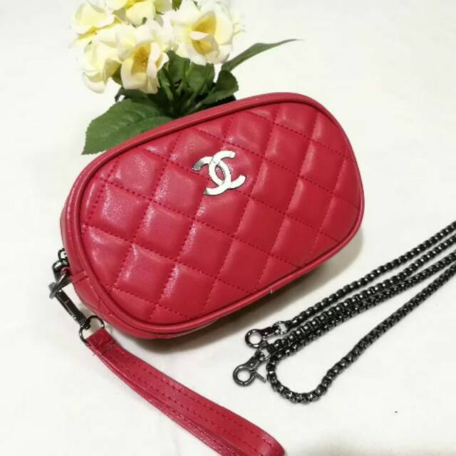 Chanel baby sling camera bag tas batam import
