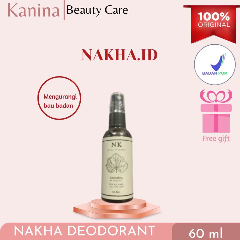 Nakha NK Deodorant Deodoran Spray|Obat Ketiak Natural Alami