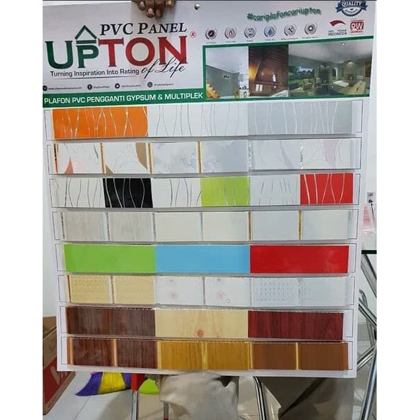 plafon pvc plafon upvc plafon gypsum merk Upton murah