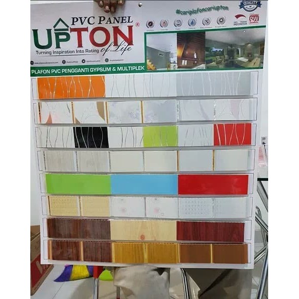  plafon  pvc plafon  upvc plafon  gypsum merk Upton murah 