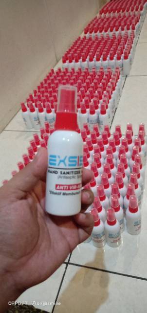 Hand Sanitizer Antiseptik botol spray 60 ml Standart WHO