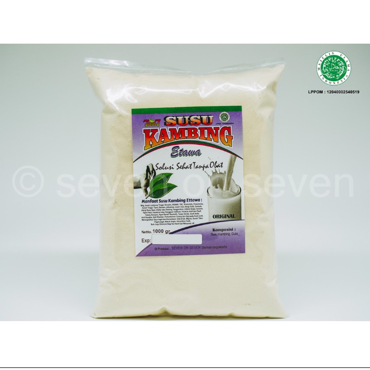 

Susu Kambing Etawa Bubuk Kualitas No.1 (kemasan 1000 gram.)