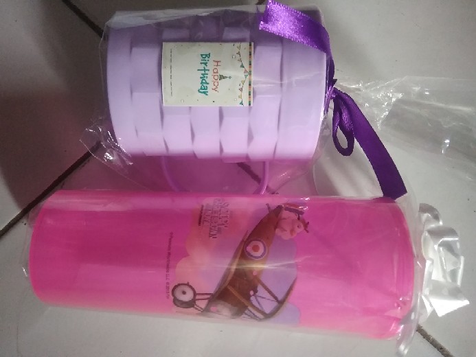 Gelas Tutup Lemony Warna Sealware Tebal