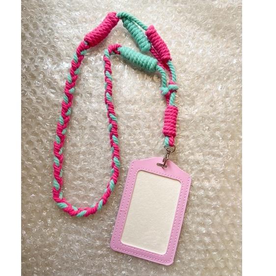 

Oke Price.. Lanyard ID card macrame // tali id card