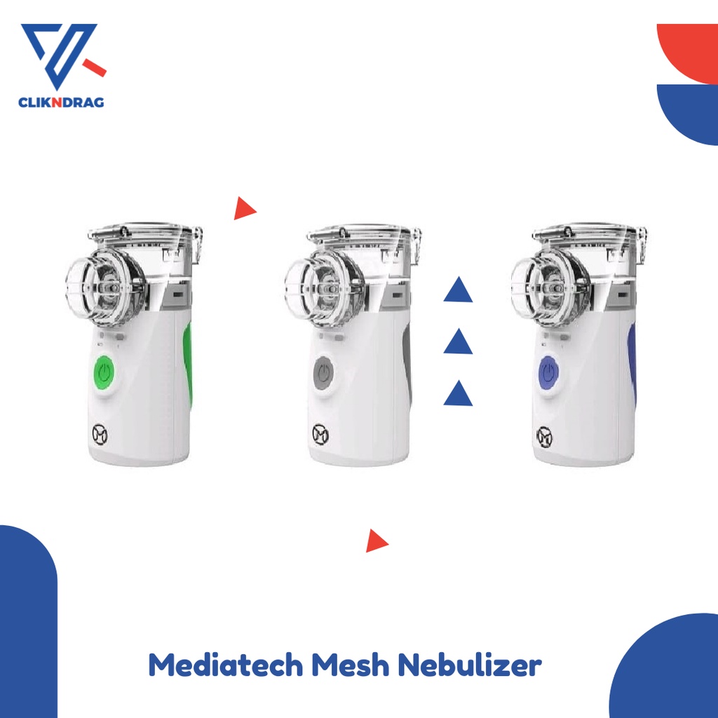 Mediatech Portable Mesh Nebulizer Alat Uap Bantu Pernafasan Asma Inhalasi Model: YM-252 - B660200