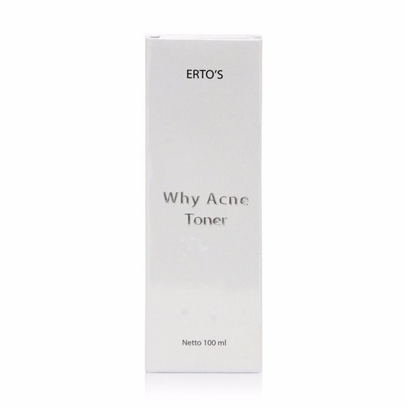 ERTOS WHY ACNE TONER ERTO'S WHY ACNE TONER PERAWATAN WAJAH ANTI JERAWAT BPOM ORIGINAL 100%