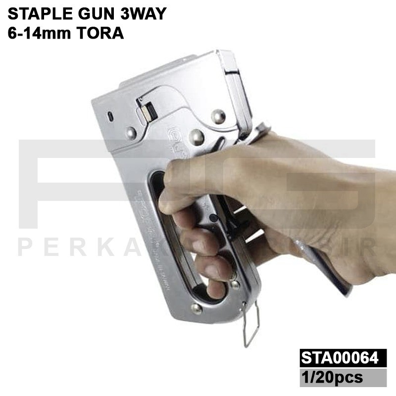

Stapler Gun 3way 6-14mm TORA Staples Tembak TORA / 3 Way Gun 6-14 mm