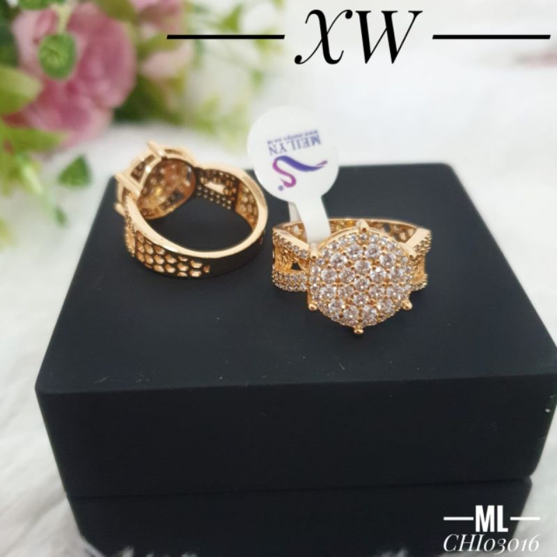 Cincin Meilyn Zircon Gold C03016