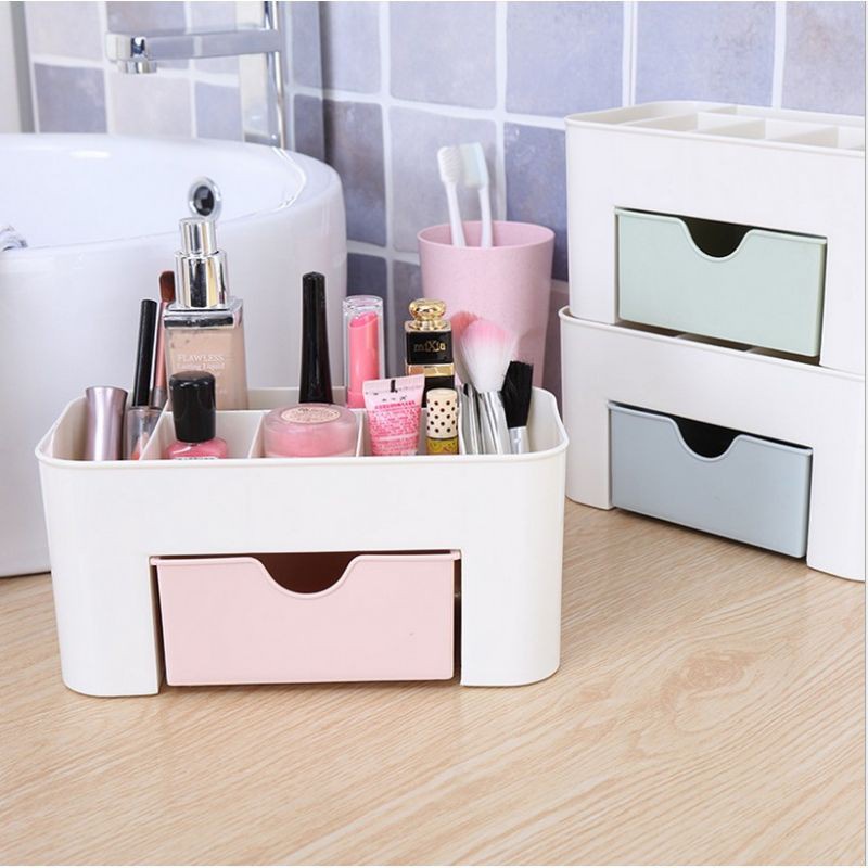 Rak Kotak Kosmetik Plastik Serbaguna / Plastik Makeup Storage