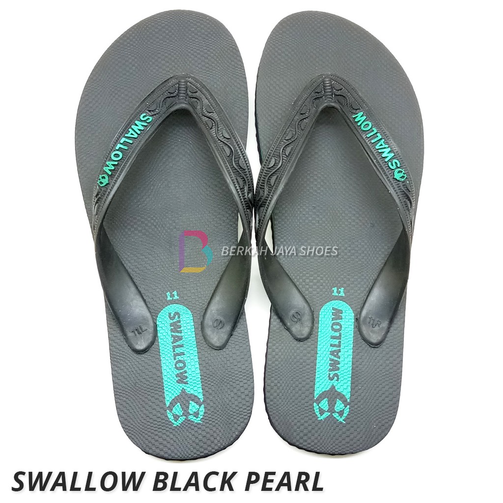 Sandal Jepit Swallow - Sandal Jepit Swallow Hitam (Black Pearl)